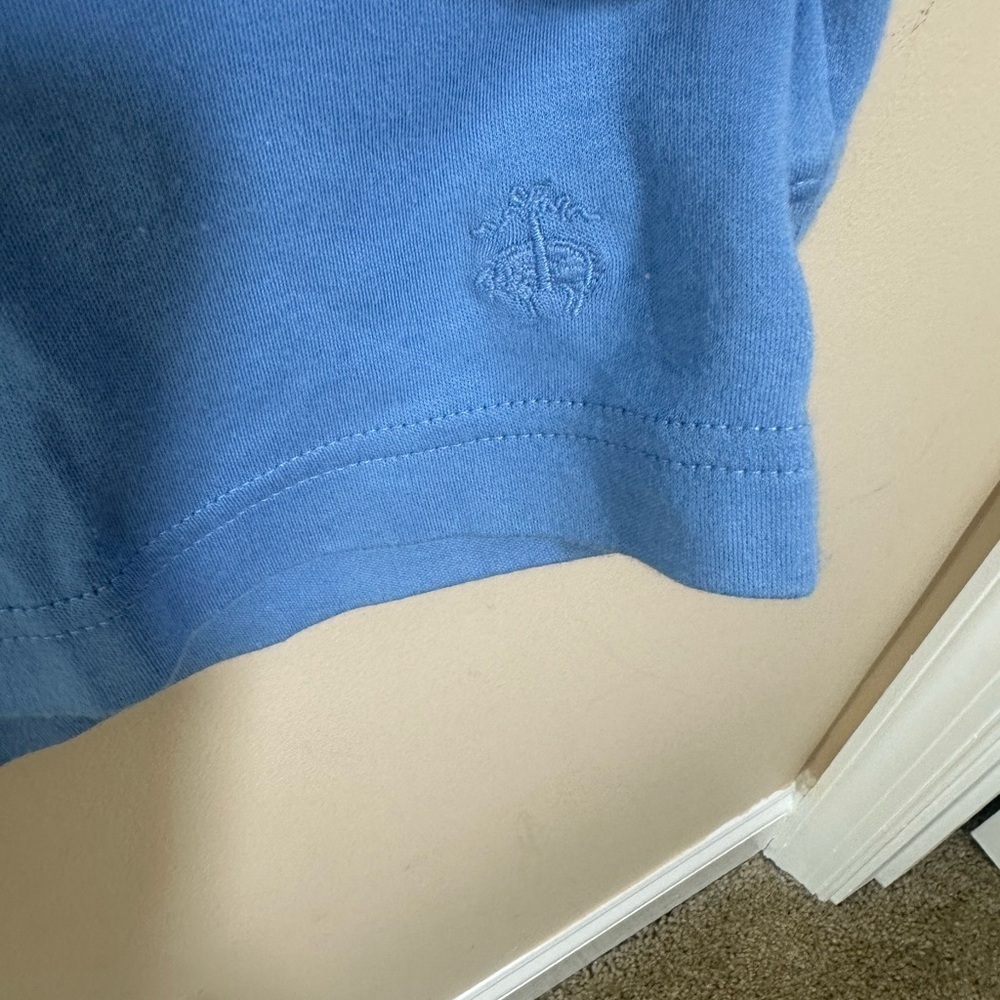 Brooks Brothers Men’s Blue medium 100% performance Pima Cotton Turtleneck - Picture 5 of 7